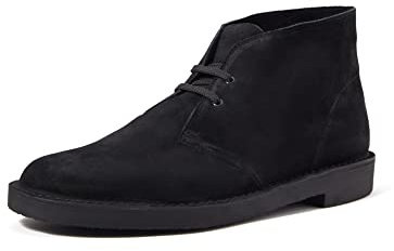 Clarks Bushacre 3, Stivali Uomo, Black Sde, 42 EU