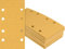 Bosch 50x EXPERT C470 Schleifblatt mit 8 Löchern (für Farbe auf Holz, Hartholz, Ø 93x186 mm, Körnung 120, Professional Zubehör Schwingschleifer)