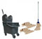 Bayersan Floor Cleaning Kit For Household & Commercial Use | 25l Bucket | Complete Mop | Mop Heads | Mopping Sets (Grey)