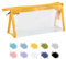 Soul Projekt Gelb Federmäppchen Durchsichtige, Aesthetic Mäppchen PVC Frauen, Kosmetiktasche, Pencil Case, Federmappe für Kinder, Damen, Pinseltasche Schule Uni, Toilettenartikel Kosmetiktaschen