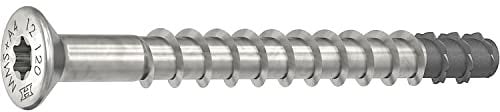 HECO 52791 7.5x125 Edelstahl MM Plus Senkkopf Multi-Monti Schraubanker A4