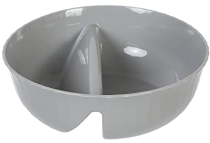 UItrccqapd Anti-soggy Cereal Bowls,Salad Bowl,PP Material,Can be sub-packaged Cereal Fresh&Crunchy,Microwave Safe,For Snacks,Salads,Soups,Topping,Yogurt & Berries,Fries & Ketchup (Gray)