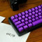DucKey Durchscheinende Jade Tastenkappen, 142 Tasten/ABS/SA Profil/Doubleshot Keycap für MX Switch Mechanische Tastatur (Color : Purple)