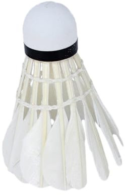 Yardwe 12St Federbälle Spielen Weißer Federball für Sportaktivitäten Badmintonfederball in Weiß Federbälle für die Schule Federbälle im Freien draussen Entenfederball