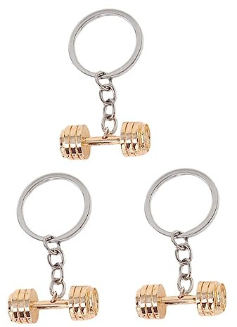 PACKOVE 3 Stücke Schlüsselanhänger Karabiner Mode Fitness Schlüsselring für Freund oder Freundin