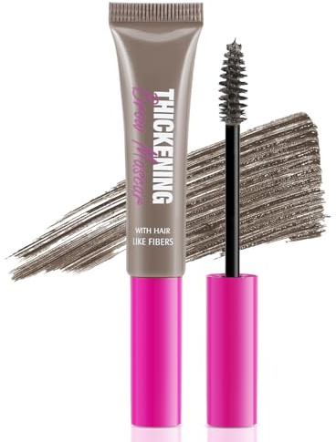 Boobeen Wasserfeste Augenbrauen-Mascara, Brauen-Gel, volumisierende und verdickende Augenbrauen-Mascara für lang anhaltende und natürlich aussehende Augenbrauen