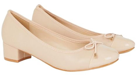 Good For The Sole Talia Ballerines plates à talon carré pour femme, rose poudré, 39 EU