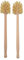 Cepillo para el Inodoro de Madera, 2pcs Union Fiber Broye, Cepillo de Botella de bambú de la Naturaleza, Mango de 14x3 Pulgadas de Largo diseño de Limpieza de diseño de Agua para Botellas de biberone