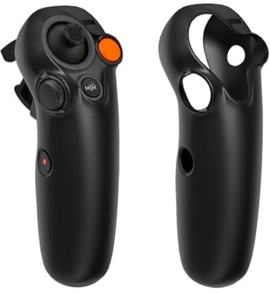 Avata 2 RC 3 Controller Silikon Schutzhülle, Anti-Drop RC 3 FPV Motion 3 Hülle Griffschutz Anti-Scratch Schutzhülle für DJI Avata 2 Zubehör (Schwarz)