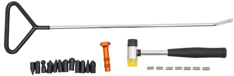 Loobiiny 15tlg Ausbeulwerkzeug Dellenhebel Set Dellen Reparatur Set Auto Beulen Reparatur Set Dellenlifter Ausbeul Werkzeug mit Austauschbaren Spitzen