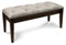 SOFTO Sitzbank Tara – Sitzbank Esszimmer – Bank Flur – Holzbank – Polsterbank – Esszimmerbank Hall Bench – Boucle Ivory