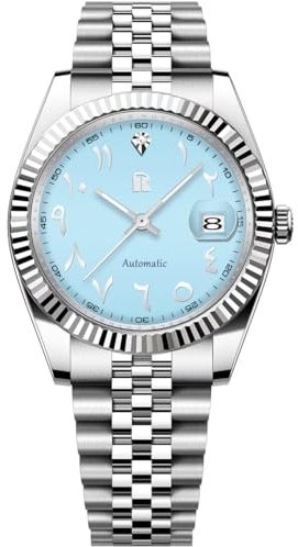 LACZ DENTON RT128 Orologi da polso meccanici automatici da uomo con cinturino in acciaio inossidabile orologi alla moda per uomo orologio impermeabile 50M Rollstimi