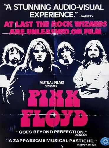 KUSTOM ART Dekoratives Wandposter Serie Musikgruppen Feiern Pink Floyd Poster Film Kunstdruck auf beschichtetem Papier 40 x 30 cm ohne Rahmen