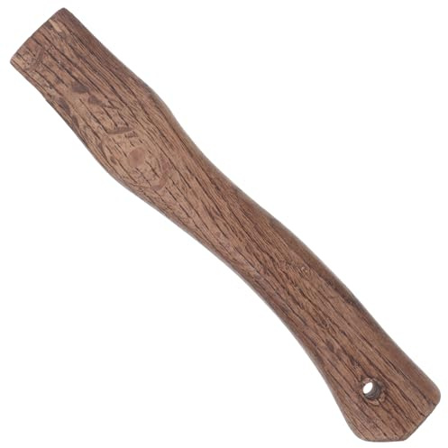 Generisch Holz Ersatzstiel für Axt und Beil aus Karbonisiertem Q Acutissima Holz 27cm Brauner Griff zur Reduzierung von Handermüdung bei Holzarbeiten
