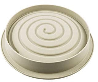 Silikomart 28.340.13.0065 Moule Girontondo 25,2 cm, Silicone, Gris, 25,2 x 25,2 x 6 cm
