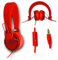 Extra-Bass Clear Sound - Cuffie stereo con microfono e telecomando per Sony Xperia M4 Aqua by PH26