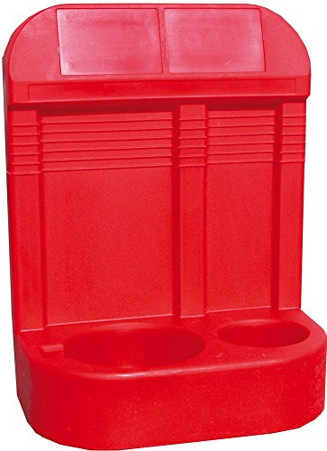 Firechief HS26/RED Löscherständer für zwei Feuerlöscher, Rot, 62 x 27 x 48 cm