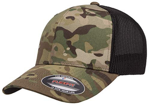 Flexfit Herren Multicam Trucker Cap Hut, Einheitsgröße