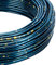 BENECREAT Multicolor Jewelry Craft Aluminiumdraht 12 Gauge/2mm, 75 Fuß/23.4m Blau Biegbarer Metalldraht mit Aufbewahrungsbox für Schmuck Perlen Craft Project, Blau und Gold