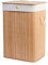 Cesto Portabiancheria in Bambù con Coperchio 72L – Cesta Biancheria Pieghevole con Sacco Rimovibile Lavabile, Maniglie Laterali – Porta Biancheria Bagno, Lavanderia – 40x30x60 cm