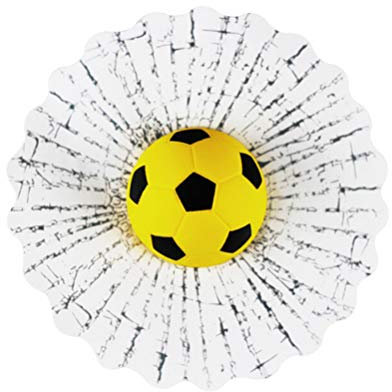 BESPORTBLE Car Stickers Tennis Design Self Adhesive Vinyl Decal for Auto Car Styling for Window Decoration