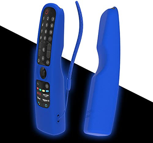 Custodia in Silicone Compatibile con LG Telecomando AN-MR21GA AN-MR21GC MR22GN OLED Smart TV Magico Telecomando Guscio Protettiva Cover Cassa Copertura per LG 2022 Magic Remote Control Voice