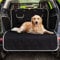 Toozey SUV Cargo Liner für Hunde - Wasserdichter Hundekofferraum-Sitzbezug für den hinteren Laderaum, Hunde-Auto-Bodenmatte mit Seiten- und Stoßstangenschutz, Standard, Schwarz