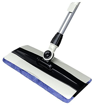 BBZY Microfiber Mop 14.9 Flat Mops For Floor Cleaning 4 Premium Pads Replacement Cloth For Wet Or Dry Floor Cleaning