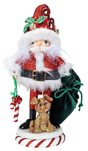 Kurt S. Adler Hollywood Nutcrackers Nutcracker, velvet Resin Wood, Multicolored, 12-Inch