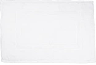 Julie Julsen® Badvorleger Duschvorleger Doppel Rahmen 50 x 80 cm Weiss