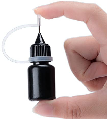 XIAOYEZI Identity Theft Protection Roller Stamp Ink, Data Defender Ink for Confidential Roller Stamp, 5ml Privacy Stamp Ink (Rollenstempel nicht enthalten)