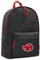 Naruto Rucksack Kinder Schulranzen Jungen Mädchen und Teenagers(Schwarz/Rot)
