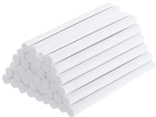 KAIAIWLUO Luftbefeuchter Sticks,50 Stück Baumwollfilter Sticks Nachfüllung Filter Ersatz Dochte für Tragbare Persönliche USB Mini Luftbefeuchter Zubehör 10 Inch