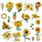craspire Sonnenblumen-Wandaufkleber, Kaktus, Fensteraufkleber, Wasserdicht, Entfernbar, Vinyl-Wandkunst Für Garten, Klassenzimmer, Bauernhof, Kinderzimmer, Schlafzimmer, Wohnzimmer, Dekoration