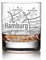 AMAVEL Whiskyglas mit Gravur der Hamburg Stadtkarte, Whisky Glas, Hamburg Geschenk, Whisky Zubehör, Tumbler Glas mit Gravur, Hamburg Souvenir, Whiskey Gläser, Geschenke für Männer, Whiskey Glas