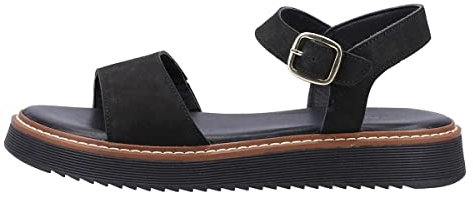 Hush Puppies Women's Cassie Sandal, Black, 5 UK