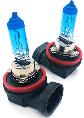 MAXXONI - 2x Stück H11 55Watt PGJ19-2 12V Halogen Auto Lampen Xenon Look - Blue Optik Glühbirne