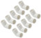 QUARKZMAN 16mm Diametro interno PVC Tubo Connettori x 10 pz 90 Gradi Gomito Tubo Raccordi per Edilizia Irrigazione Idraulica Installazione, [Bianco]
