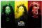 Bob Marley Rock Sänger Poster Holzpuzzle 1000 Teile Spielzeug für Erwachsene Dekompressionsspiel 75 * 50cm