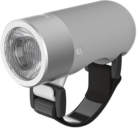 Knog Plug Fahrradlampen LED-Frontlicht od. Rücklicht StVZO, schwarz rot grau (grau)
