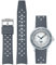 Niziruoup Bracelets pour Montre Blancpain Swatch, Tropical Courbe Sans Soudure,Bracelet de Rechange Silicone Caoutchouc 22mm Bracelets de Remplacement pour Blancpain Swatch Fifty Fathoms