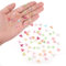 60pcs Micro Resin Butterflies, Random Color Miniature Tiny Butterflies Smooth Mini Butterflies for Crafts Pink Yellow Blue 3D Butterfly Nail Charms for Hair Mobile Phone Case Decoration