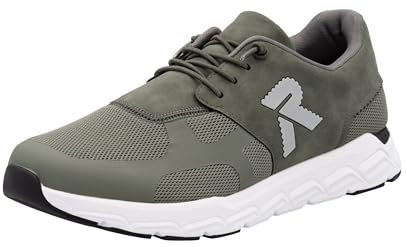 Rieker Herren 09100 Sneaker Low, Grün, 43 EU