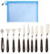 11PCS Flower Art Scraper Texture Knife Art Palette Knife Putty Knives Special Shaped Scraper Oil Painting Acrylic Paint Tool Oil Painting Accessories Color Mixing Scraper for Acrylic Painting