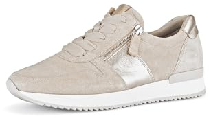Gabor Damen Low-Top Sneaker, Frauen Halbschuhe,schnürschuhe,schnürer,straßenschuhe,Strassenschuhe,Sportschuhe,Desert/Puder,38 EU / 5 UK