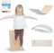 Montessori Balance Board für Kinder, mit Fingerschutz, inkl. Staubbeutel, ab 2 Jahren, AWARIKIDS