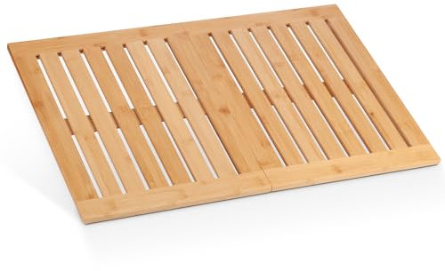 woodluv Shower Mat Duckboard Bath Mat Non-Slip Drainage Matt Slatted Duckboard