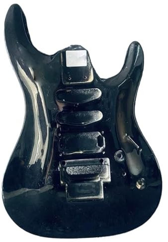 Cuerpo De Guitarra Profesional Cuerpo De Guitarra Eléctrica DIY Accesorios Madera Maciza Negro 6 O 7 Cuerdas