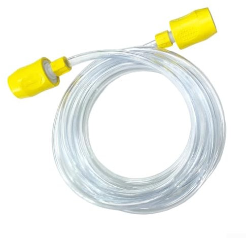Tuyaux de rechange pour Karcher Puzzi 8/10 100 10/1 10/2 8/1C 200 4.446-023.0 - Tubes de tuyau de pulvérisation de rechange avec connecteurs de tuyau jaunes (1 pièce)