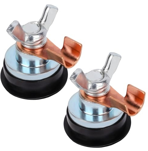 2 pz Morsetto di Messa a Terra Magnetico Saldatura, Regolabile Strumento di Supporto Morsetto Saldatura Magnetico Accessori per ventosa Multifunzione per Pali Metallici Ringhiere